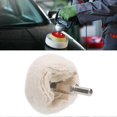 thumbnail image 5 of White Cloth Polishing Wheel Flat Type Cotton Mirror Surface Grinding Tools with Handle50mm, 5 of 5