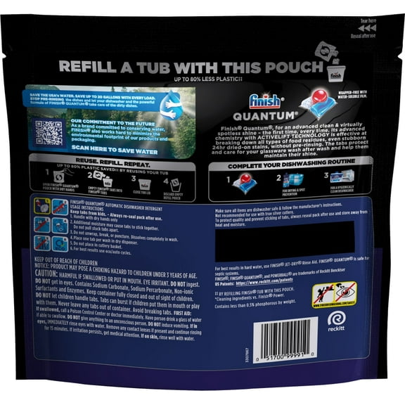 Finish Quantum Dishwasher Tablets - 27 ct