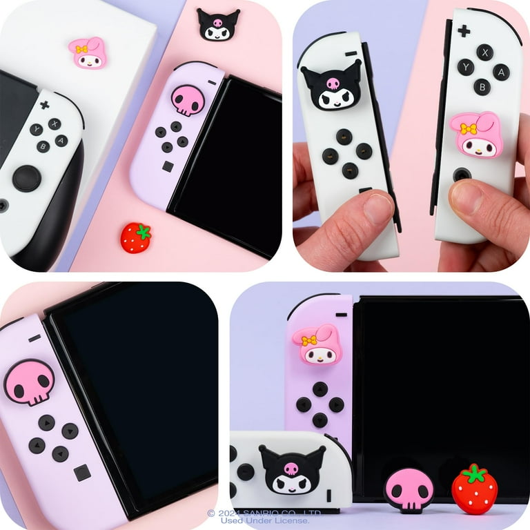 Hamee Hello Kitty Thumb Grips, My Melody and Kuromi, for Nintendo