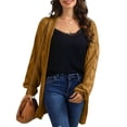thumbnail image 2 of Yokua Women's Oversized Chunky Knit Cardigan Sweater Chunky Knit Long Sleeve Cardigan Jacket, 2 of 8