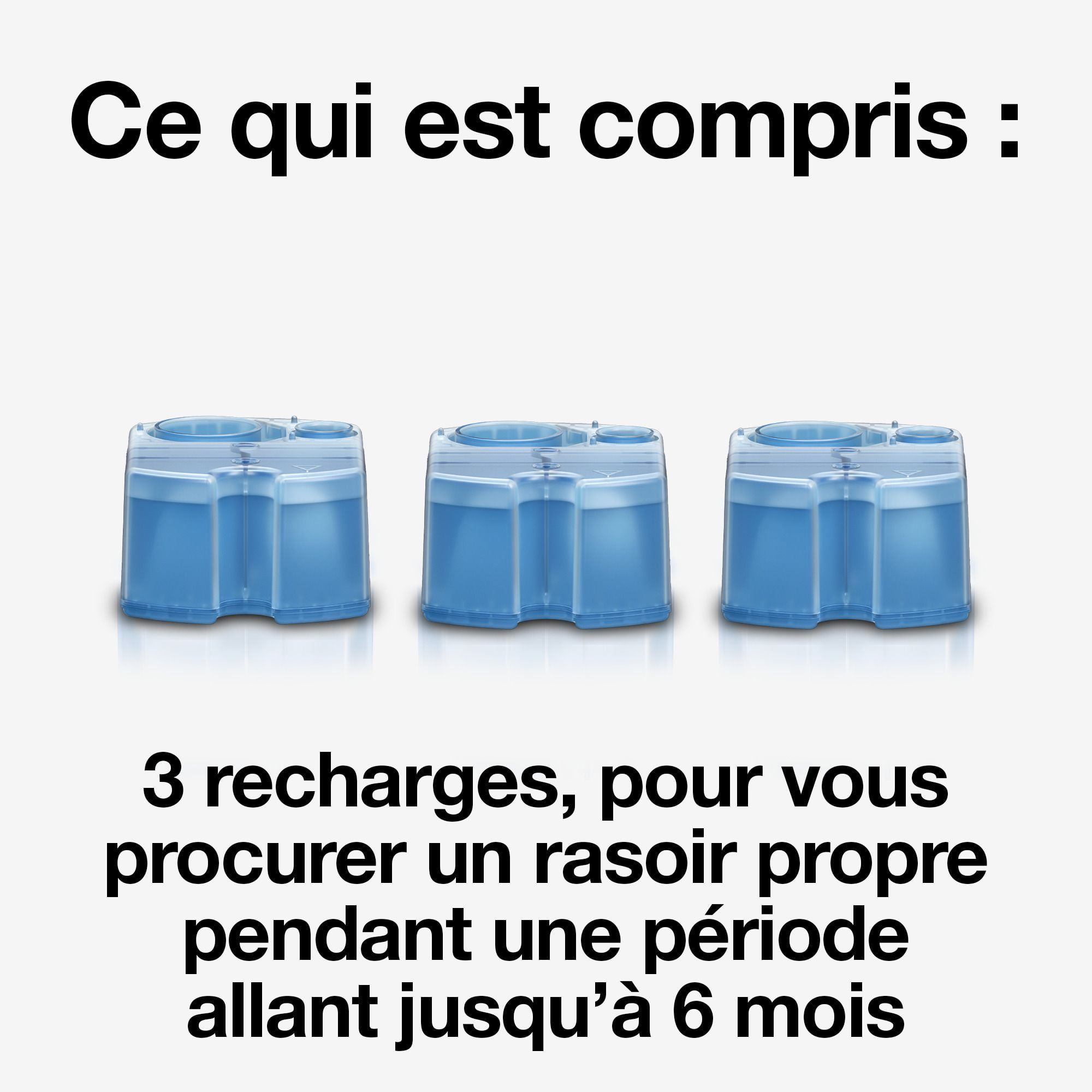Cartouches de rechange Braun Clean & Renew CCR paquet de 3