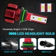 thumbnail image 6 of IVBDQV 9006 LED Headlight Bulbs Low Beam 6000K for Chevy Silverado 3500 Classic 2007, 6 of 9