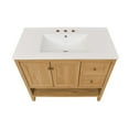thumbnail image 2 of Swiss Madison SM-BV241-3 Chateau 36" Free Standing Single Basin Vanity Set - Golden Oak /, 2 of 6