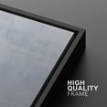 thumbnail image 3 of IDEA4WALL Framed Canvas Print Wall Art Set of 2 Watercolor Pastel Duotone Blue Landscape Abstract Modern Art Decorative Contemporary Artwork for Bedroom, Office, Hotel - 16"x24"x2 Panels Black, 3 of 5