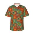 thumbnail image 2 of Picia Abstract Pattern Gentle Cotton Regular Fit Short Sleeve Casual Hawaiian Shirt for Men-XX-Large, 2 of 9