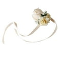 thumbnail image 4 of Wrist Corsage Wristband Roses Wrist Corsage, Man and Girl Brides Rose Wedding Flowers Accessories Prom Suit Decoration champán Soledad Flor de mano de corsage de muñeca, 4 of 10