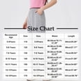 thumbnail image 5 of Plebaso Girls Boys Straight Leg Sweatpants High Elastic Waist Trousers Open Bottom Cotton Pants with Pockets, 5 of 5