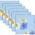 thumbnail image 6 of GZHJMY Art Daisy Napkins Table Decorations Napkin Set for Gift Giving, Dining, Parties 20 x 20in, 6 of 7