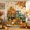 Teal Blue, Burnt Orange, Rust, variant on Orange Fall Shower Curtain, Waterproof Shower Curtains for Bathroom, Thanksgiving Pumpkins on Truck Maple Leaves Washable Fabric Bathtub Curtain Set Bath Decor with 12 Hooks Standard 72"x72"