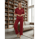thumbnail image 2 of Conjunto de 2 Piezas para Mujer | Set Blusa Tipo Camisera y Pantalón Wide Leg, 2 of 5