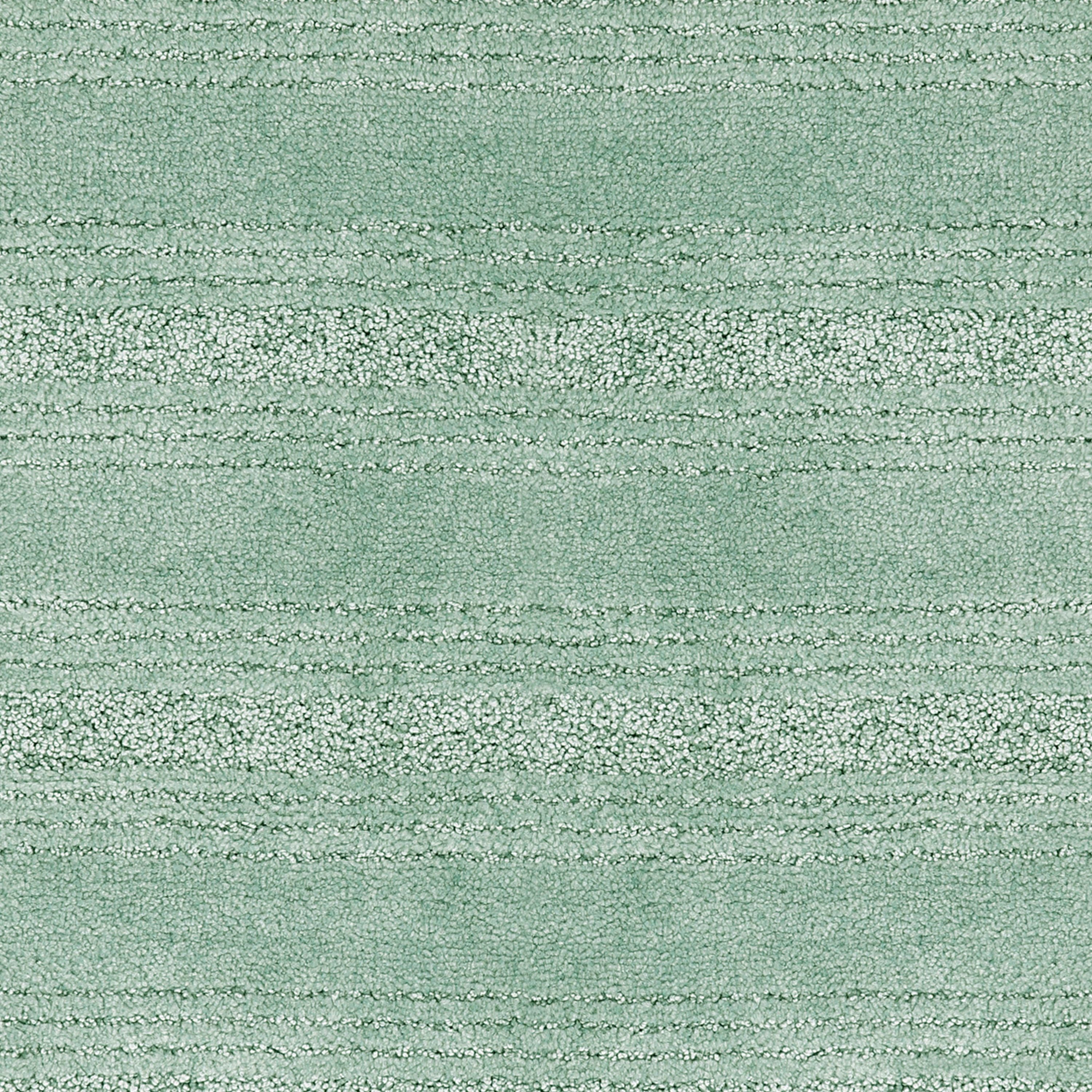 Better Homes & Gardens Solid Stripe Green Nylon Bathroom Rug, 20"x32" - 1 Each