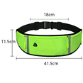 thumbnail image 2 of Riñonera para correr, riñonera para mujeres y hombres, riñonera resistente al agua, para senderismo, Fitness, viajes, 2 of 5