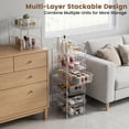 thumbnail image 6 of Riousery 2-Tier Clear Under Sink Organizer, 3-Pack Pull-Out Cabinet Storage, Stackable Design for Kitchen and Bathroom, 6 of 8