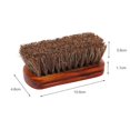 thumbnail image 1 of Cepillo para zapatos de crin de caballo, pulidor de cuero Natural, pelo de caballo Real, herramienta de pulido suave, cepillo de limpieza para pulir botas para botas de nobuk de gamuza Banban, 1 of 2
