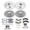 thumbnail image 3 of PowerStop Front and Rear Z26 Street Warrior Brake Pad Rotor Drum and Shoe Kit Fits: HONDA Select Models K15110DK-26, 3 of 9