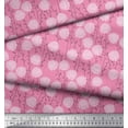 thumbnail image 3 of Soimoi Satin Silk Fabric Leaves & Floral Artistic Printed Craft Fabric by the Yard 42 Inch Wide, 3 of 3