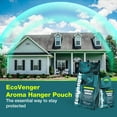 thumbnail image 3 of EcoVenger Pest Control Aroma Hanger 10-Pack Natural Peppermint/Cedar/Lemongrass Insect Repellent Moths Mosquitoes, Spiders, Roaches, Weather-Proof Lasting Bug Deterrence, Safe Around Children & Pets, 3 of 10