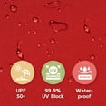thumbnail image 3 of Abba Patio 9ft Lyon Outdoor Patio Umbrella Cover Replacement w/ 8 Sturdy Ribs, Dark Red, 3 of 6