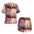 thumbnail image 5 of Lsque 2024 New Year Women's Short-Sleeved Pajama Set - 2 Piece Soft and Lightweight Sleepwear Set-Medium, 5 of 9