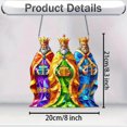 thumbnail image 3 of WIZUTIZ Garden Courtyard Suns Catcher Acrylic Ornament Apartment Essentials Reusable, 3 of 5