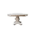 thumbnail image 4 of ACME Vendome Wood Dining Table with Double Pedestal in Antique Pearl, 4 of 4