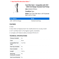 thumbnail image 2 of Fuel Filler Neck - Compatible with 2001 - 2003 Ford Ranger Standard Cab Pickup 2002, 2 of 2