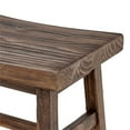 thumbnail image 6 of Home Square 20"H Reclaimed Wood Barstool in Brown - Set of 3, 6 of 8