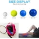thumbnail image 2 of Paquete de 2 bolas de masaje de fisioterapia, bola de lacrosse dura y bola de masaje con puntas para liberación miofascial y masaje de tejido profundo de punto gatillo, 2 of 5