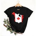 thumbnail image 3 of Tops de Cuello Redondo para las Mujeres Nuevo Suéter de Manga Corta, Camiseta de Poliéster Impresa Casual, 3 of 3