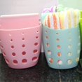 thumbnail image 3 of 5PCS Kitchen Drain Bag Sink Saddle Double Silicone Sponge Holder Sink Rack Storage Organizer Soap Dish(Blue), 3 of 6