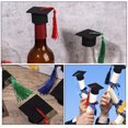 thumbnail image 3 of KAKOWELY 10 mini adornos para botellas de graduación, de fieltro, para doctorado, 3 of 5