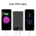 thumbnail image 6 of HomeLife M6 Portable Micro USB Type-C Power Bank Case DIY18650 Battery Charger Box with LCD Screen LED Light for Outdoors, 6 of 13