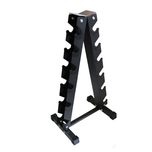 PreAsion A-Frame Dumbbell Rack Stand 6-Tier Rack for Dumbbells Weight Storage Organizer for Home Gym Exercise Strength Training