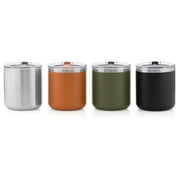 Ozark Trail 12oz Vacuum Insulated Stainless Steel Lowball, Set of 4