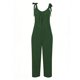 thumbnail image 2 of TaTaai Women's Summer Sleeveless Jumpsuit Solid Color Wide Leg One Piece with Side Pockets Tie Detail and Pleated Accents Casual Long Pants for Daily Wear Gift, 2 of 4