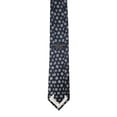 thumbnail image 3 of ROMARIO MANZINI White Flower on Navy PRINTED DESIGN TIE, 3 of 3