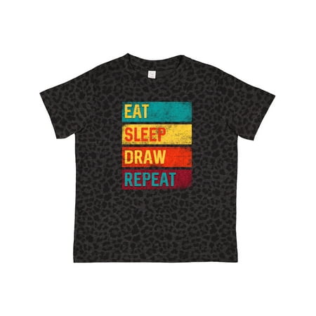 

Inktastic Sketch Artist Eat Sleep Draw Repeat Gift Toddler Boy or Toddler Girl T-Shirt