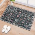 thumbnail image 1 of Alfombra Lahome Moroccan Trellis de 60 x 90 cm, lavable, color negro y multicolor, 1 of 7