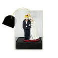 thumbnail image 5 of GKI/Bethlehem Lighting Glittered Bride and Groom Glass Christmas Ornament - 3.75", 5 of 6
