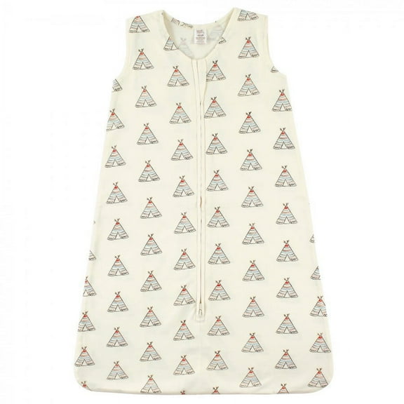 Touched by Nature Baby Boy Organic Cotton Sleeveless Wearable Sleeping Bag, Sack, Blanket, Camping, 0-6 Months