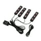 thumbnail image 2 of Luz LED de pie estrellado para coche, lámpara de atmósferas coloridas 1V4, luz decorativa, adaptaciones para coche, 2 of 14