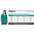 thumbnail image 7 of Inkmeso Solid Raglan Full Sleeve T-shirt For Women Scoop Neck Baseball Tee Casual Tops, 7 of 7