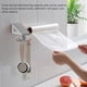 thumbnail image 4 of Cuchara Gancho Rack 360 ° Colgador giratorio Organizador de soporte de toalla montado en la pared para cocina Baño, Gris 2pcs Monstrate LF000056-03B×2, 4 of 7