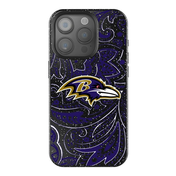 Keyscaper Baltimore Ravens Paisley Bling iPhone Case