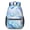 Black-3, variant on 17 Inch Lightweight Backpack,PVC Waterproof Oxford Fabric, Ergonomically Designed, with Large Capacity, Aqua Blue Watercolor