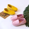 thumbnail image 4 of Zapatos para niños, primavera y otoño, estilo coreano, sin cordones, zapatos de guisantes de colores caramelo, zapatos de bebé, suela de tendón de res, zapatos para niños y niñas, 4 of 6