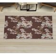 thumbnail image 1 of Floral Decorative Rug, Watercolor Shabby Form Nature Petals in Soft Tones Picture, Quality Carpet for Bedroom Dorm and Living Room, 6 Sizes, Umber Blush, by Ambesonne, 1 of 1