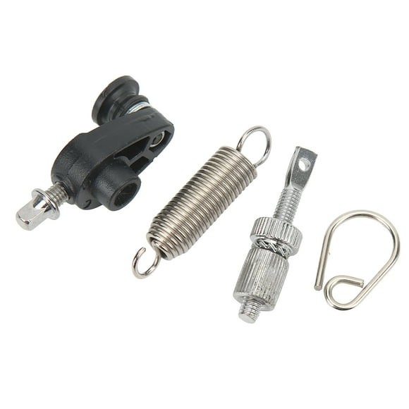 Juego de ganchos de resorte para martillo de banda de rodadura de tambor, accesorios de juego de batería de Metal de fácil montaje con tensor, color negro