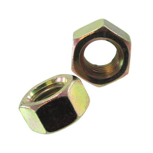 NEW 3/8-16 HEX NUT GRADE 8 YELLOW ZINC PLATED 50 PIECES 