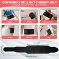 thumbnail image 2 of EGNMCR Firmly Red Light Cure Belt Firmly Red Light Belt With 3 Layer Lift Technology Muscle Relaxation Adjustable And Portable For Wellness And Relaxation belt belt, 2 of 8